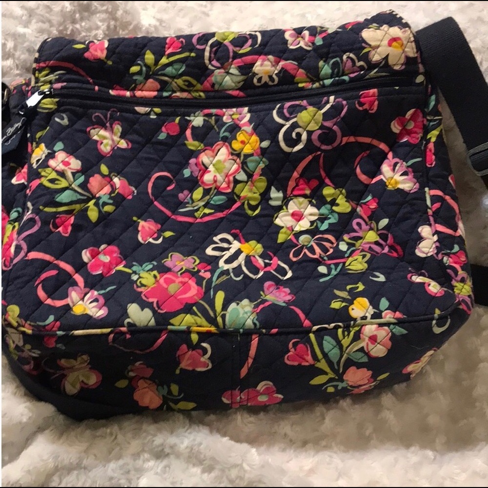 Vera Bradley Messenger Bag in Ribbons